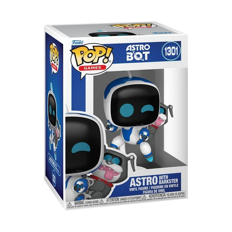 Astro Bot POP! Games Vinyl Figure Astro with Barkster 9 cm